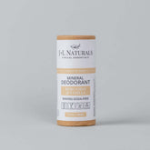 Mineral deodorant stick in Bergamot & Vanilla scent, baking soda-free, suitable for sensitive skin.