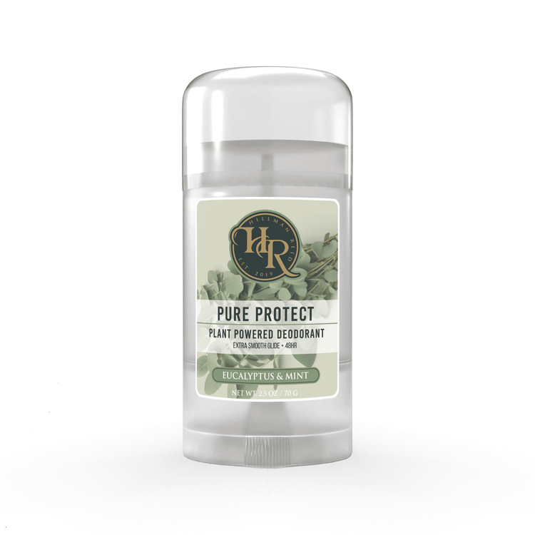 Eucalyptus & Mint Pure Protect deodorant stick, plant-based natural deodorant for odor protection.