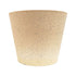Imitation stone garden pot in white/cream, 40cm, made from recycled plastics and concrete, durable and eco-friendly.