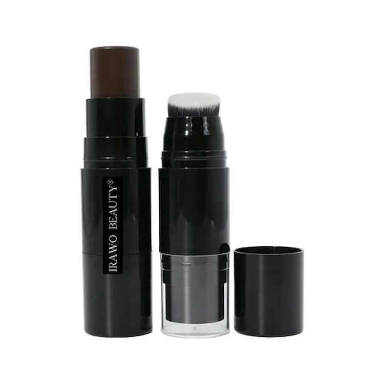Irawo Beauty pH-Adaptive™ Concealer Stick with blending brush for flawless coverage and color adjustment.