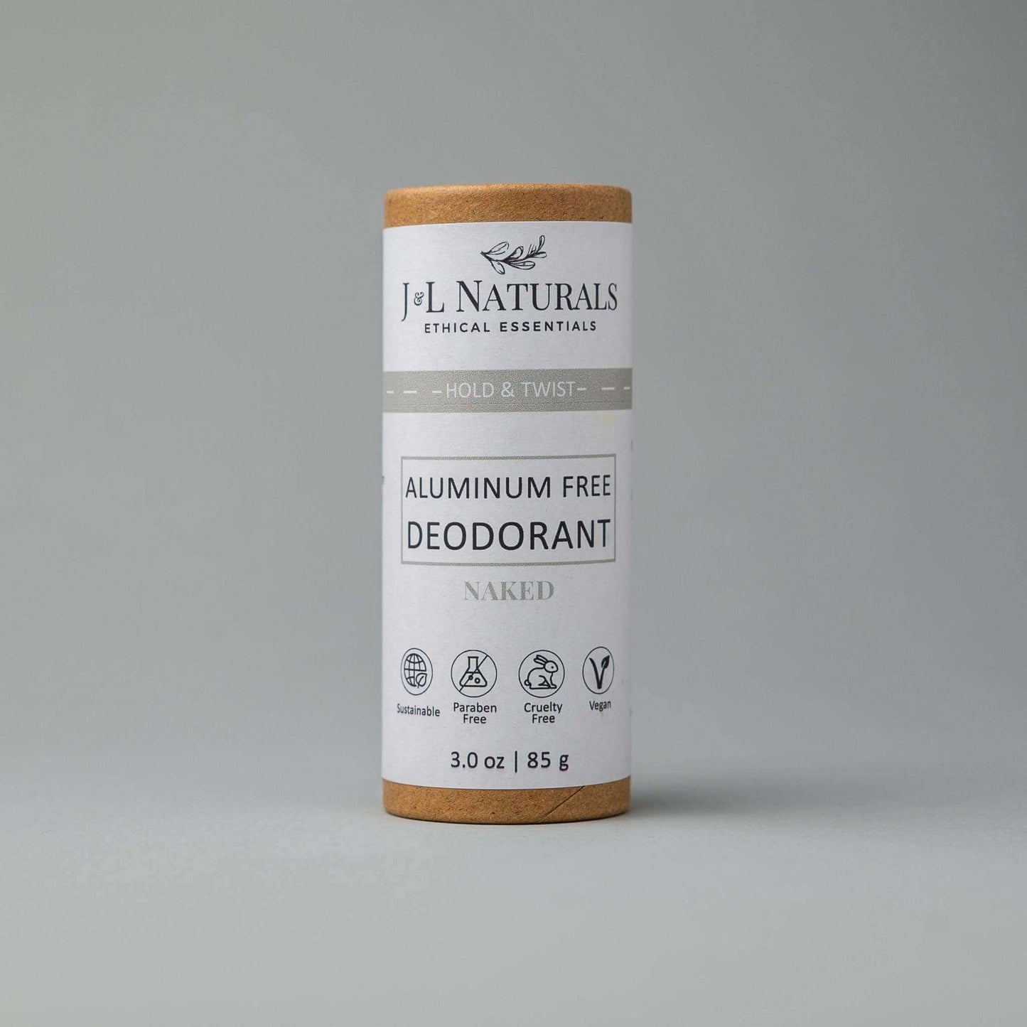 Aluminum-Free Deodorant from JL Naturals, eco-friendly and packed with antioxidants for all-day freshness.