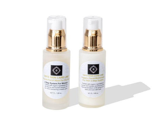 Organic Two-Step Facial for Dry Skin System Wash and Moisturizer - For WOMEN-0