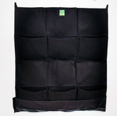 12 pocket indoor waterproof vertical living wall planter made from recycled PET plastic, ideal for home or office decor.