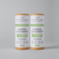 Mineral deodorant 2-pack with Lemongrass & Clove, baking soda-free, for sensitive skin.