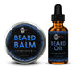 BeardGuru Starter Pack featuring 2 oz Beard Balm and 1 oz Beard Oil in a sleek design for grooming essentials.