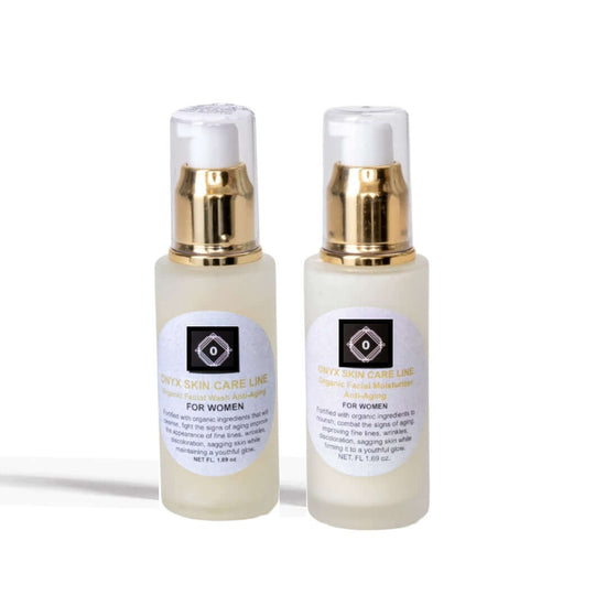 Organic Two-Step Anti-Aging Facial System - Wash and Moisturizer - For WOMEN-0