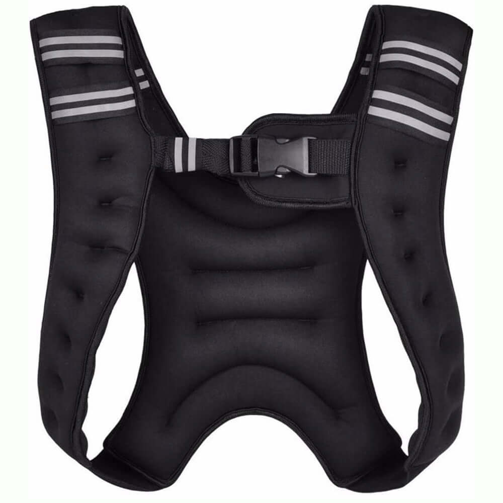 Weight vest for men and women, designed for balanced weight distribution and adjustable fit during training.
