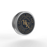 Gold Shaving Soap Bar in metal tin with &