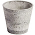 Imitation grey stone garden pot made from recycled materials, perfect for indoor and outdoor use.