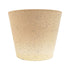 Imitation stone garden pot in white/cream, 40cm, made from recycled plastics and concrete, durable and eco-friendly.