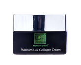 Platinum Lux Collagen Cream jar for restoring skin firmness and reducing wrinkles with premium collagen.