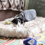 Laifug Faux Fur Dog Bed-3