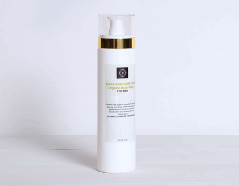 Anti-Acne Organic Body Wash - For MEN - Vanilla Musk Fragrance -  ITEM CODE:  660457651769-0