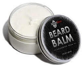 BeardGuru Premium Unscented Beard Balm in a jar, designed to smooth and tame unruly beard hair.