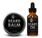 BeardGuru Unscented Beard Balm and Beard Oil products for smoothing and taming unruly beard hair.
