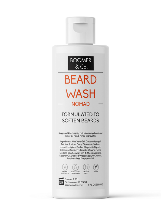 Best Beard Wash bottle, formulated to soften beards, featuring natural ingredients for healthy, fresh-smelling facial hair.