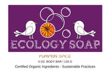 Ecology Soap Beauty & Health - Bath & Shower - Bath Pumpkin Spice Body Bar