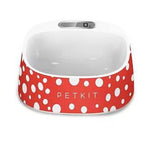 INSTACHEW Basic Bowls Red with Polka Dot white Print Instachew PETKIT Fresh Bowl, Built-in scale