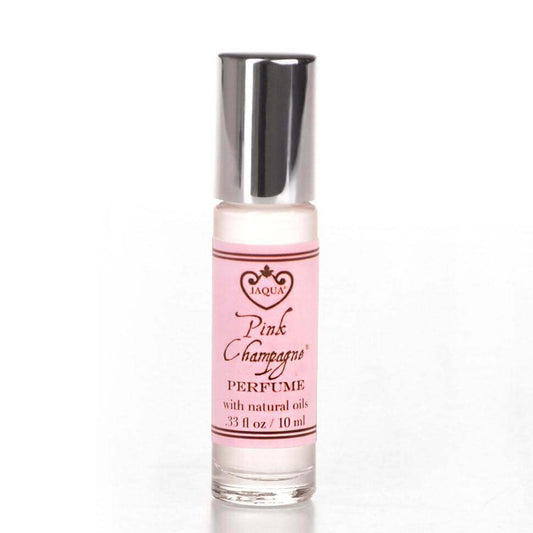 Pink Champagne roll-on perfume oil with natural oils in a convenient purse-size bottle.