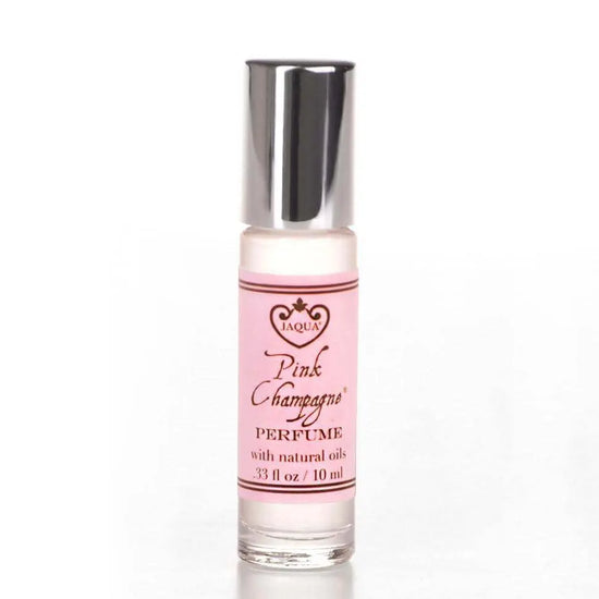 Pink Champagne roll-on perfume oil with natural oils in a convenient purse-size bottle.