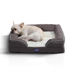 LaiFug memory foam dog bed 28"*23"*7" / Grey Laifug Large Dog Sofa