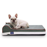 LaiFug memory foam dog bed 34"*22"*7" / Dark Green Laifug Single Pillow Dog Bed