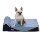 LaiFug memory foam dog bed 34"*22"*7" / Denim Laifug Single Pillow Dog Bed