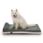 LaiFug memory foam dog bed 46"*28"*8" / Dark Green Laifug Single Pillow Dog Bed
