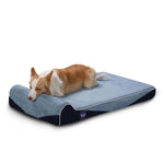 LaiFug memory foam dog bed 46"*28"*8" / Denim Laifug Single Pillow Dog Bed