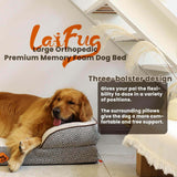 LaiFug memory foam dog bed Laifug Plaid Durable Pet Sofa