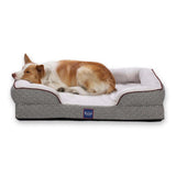 LaiFug memory foam dog bed Large(38"*30"*9") Laifug Plaid Durable Pet Sofa