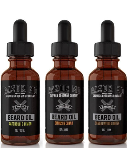 MDNterprise Hideout Bundles Beard Oil - 3 pack