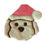 MDNterprise Hideout Christmas/Winter Treats Santa Dog (Qty 12)