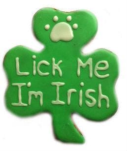 MDNterprise Hideout St. Patrick's Day Lick Me Im Irish Shamrock Cookie (Qty 2)
