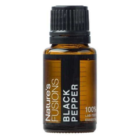 Nature's Fusions Essential Oil Bottle Black Pepper Pure Essential Oil - 15ml