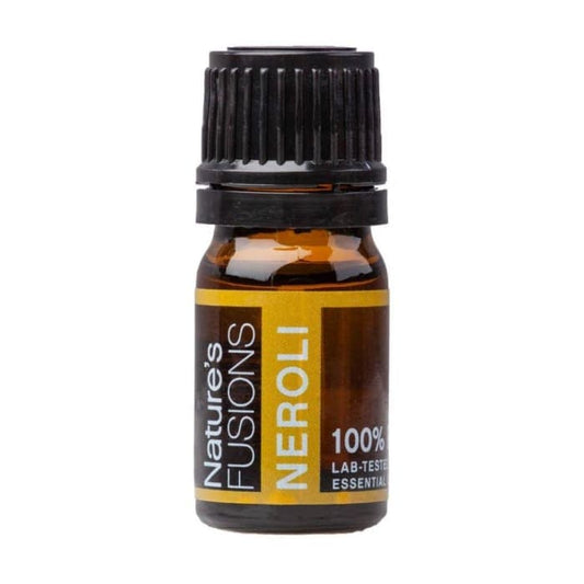 Neroli Pure Essential Oil 5ml from Nature's Fusions, 100% lab-tested with sweet floral and citrus fragrance.