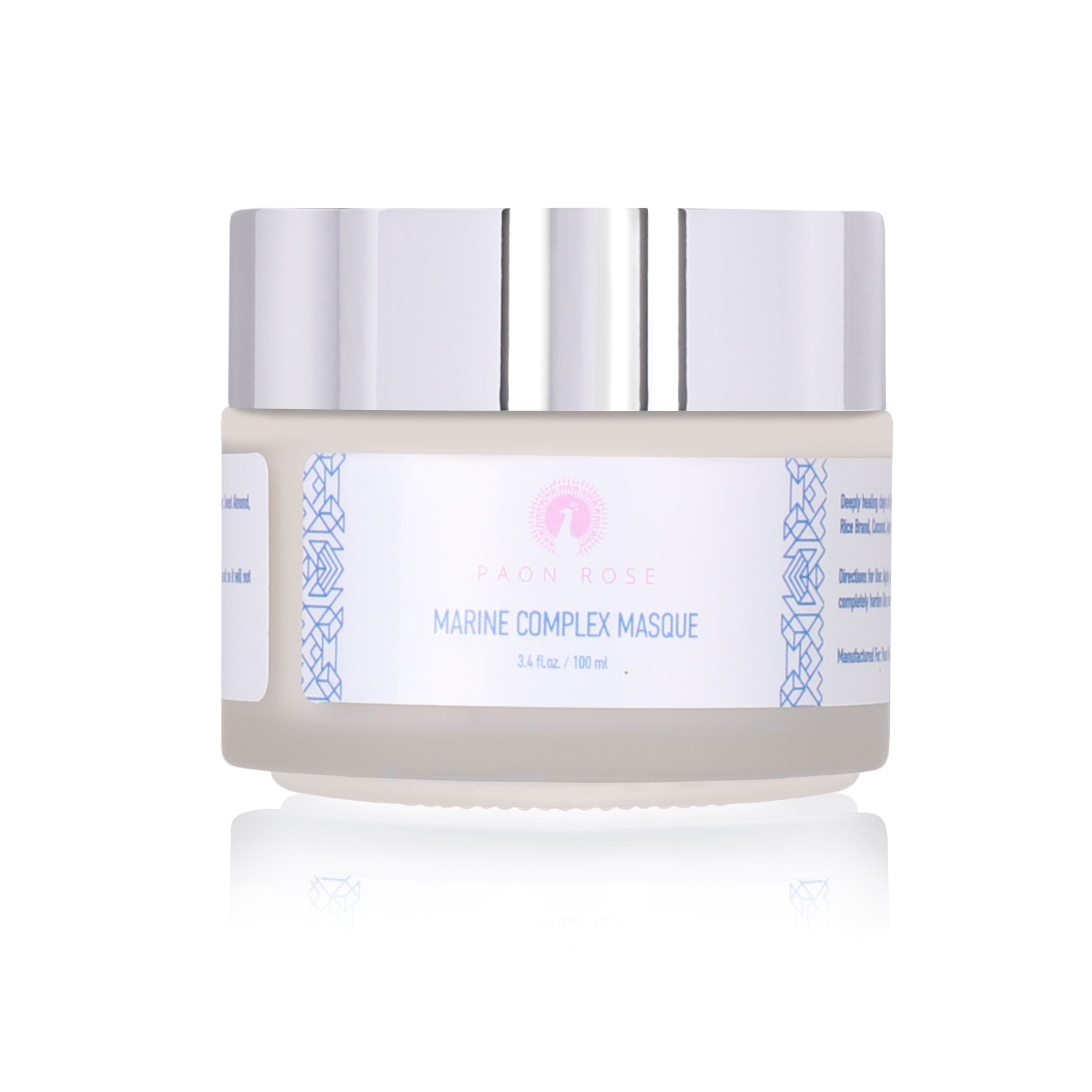 Marine Minerals Complex Facial masque in a jar, ideal for all skin types, infused with aloe vera and nourishing oils.