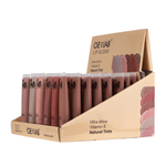 Romantic Beauty Lip Gloss Display Case (48) Nude Tinted Lip Gloss - 6 Shades