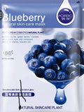 SJC Body Love Products Compressed Skin Care Mask Sheets Blueberry Natural Skincare Mask