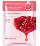 SJC Body Love Products Compressed Skin Care Mask Sheets Pomegranate Natural Skincare Mask