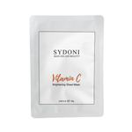 Sydoni Skincare and Beauty Face Mask 1 Sheet Mask BRIGHTENING VITAMIN C SHEET MASK with HYALURONIC ACID 25g. 0.88 fl. oz.