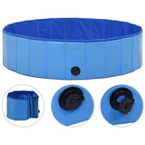 vidaXL Animals & Pet Supplies > Pet Supplies > Dog Supplies vidaXL Foldable Dog Swimming Pool PVC Animal Pet Supply Red/Blue Multi Sizes