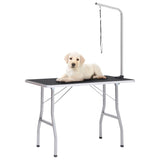 vidaXL Animals & Pet Supplies > Pet Supplies > Pet Grooming Supplies vidaXL Adjustable Dog Grooming Table with 1 Loop