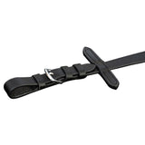 vidaXL Sporting Goods > Outdoor Recreation > Equestrian > Horse Tack > Bridles vidaXL Flash Bridle with Reins and Bit Leather Black Pony